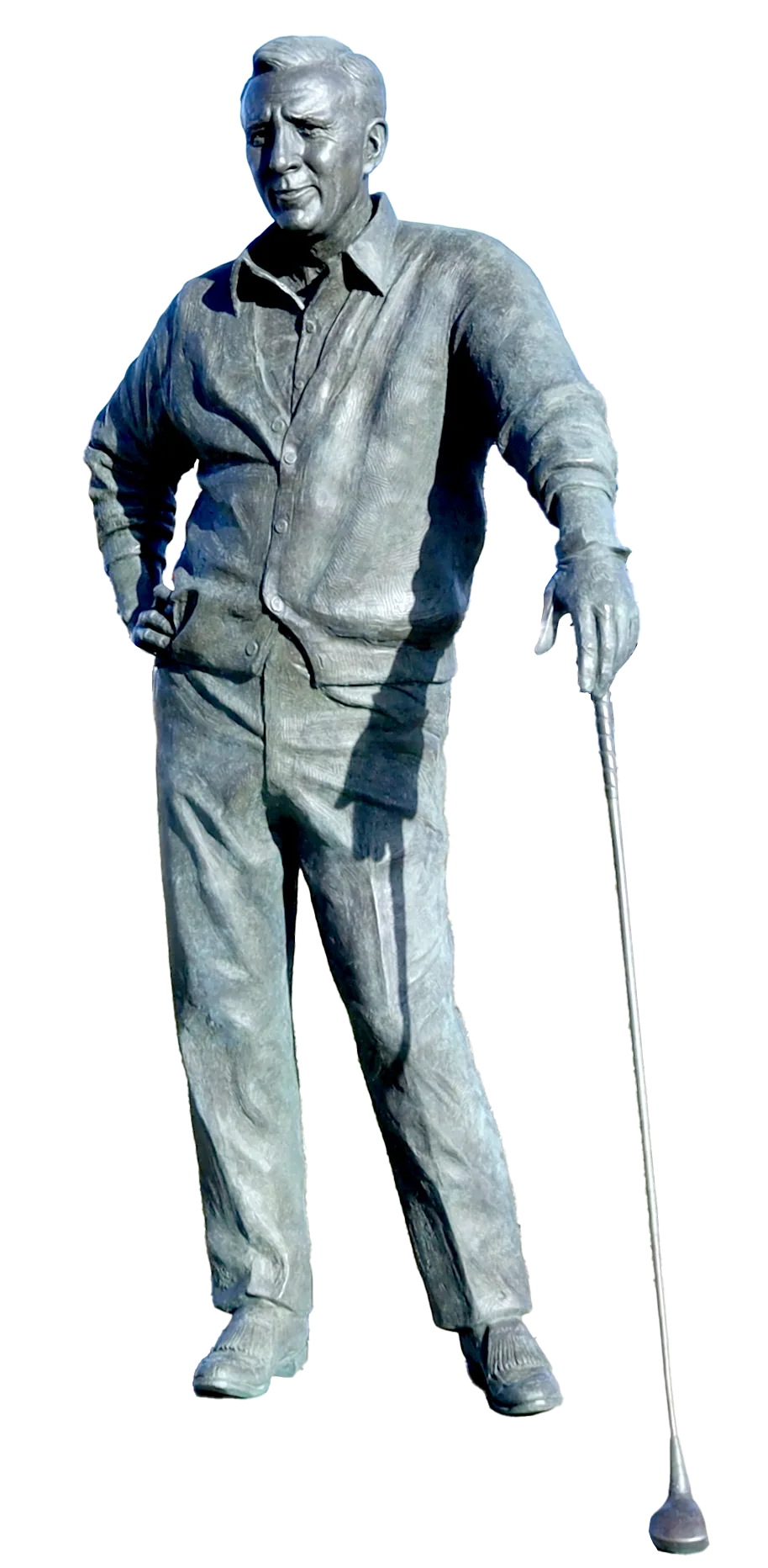 Bronze statue of Arnold Palmer